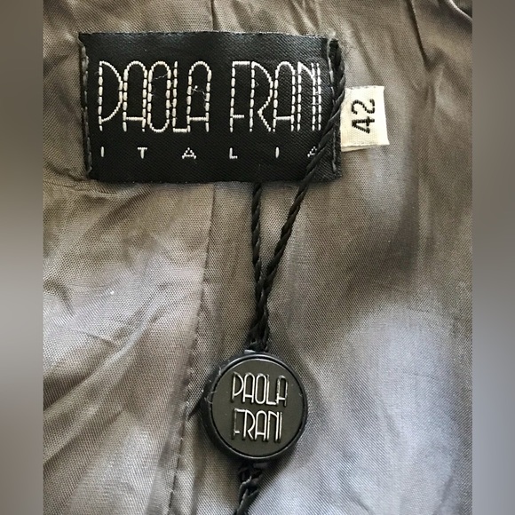 Paola Frani Ladies Vintage Designer Jacket - Italian size 42/US size 6 - Picture 4 of 8